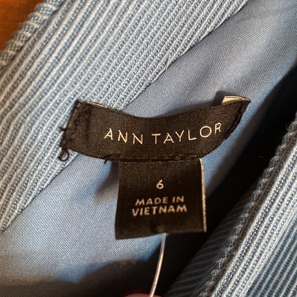 NEW Ann Taylor Elegant Blue Women's Dress - Picture 3 of 5